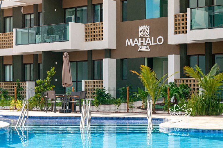 Estúdio Aconchegante com Vista para Piscina