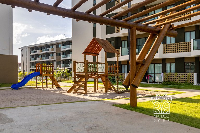 Estúdio Aconchegante com Vista para Piscina