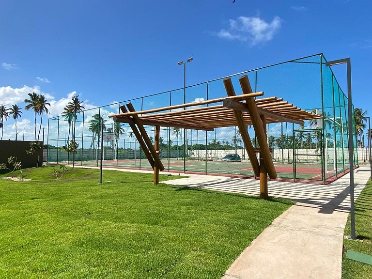 Estúdio Aconchegante com Vista para Piscina