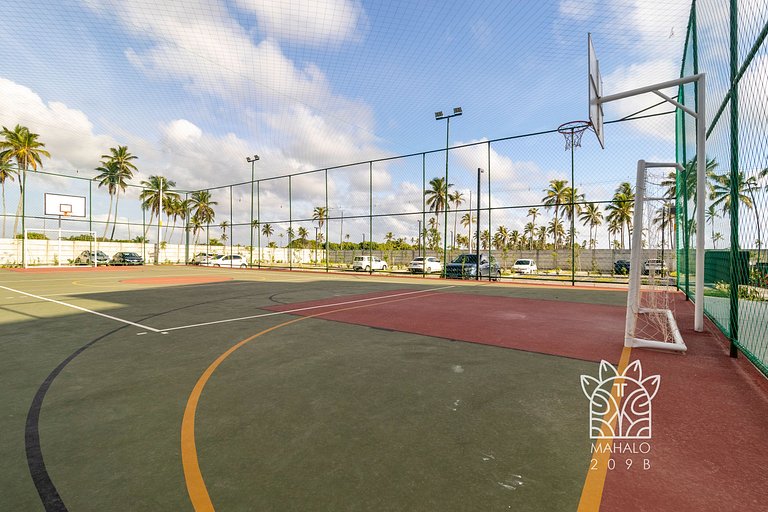 Estúdio Aconchegante com Vista para Piscina